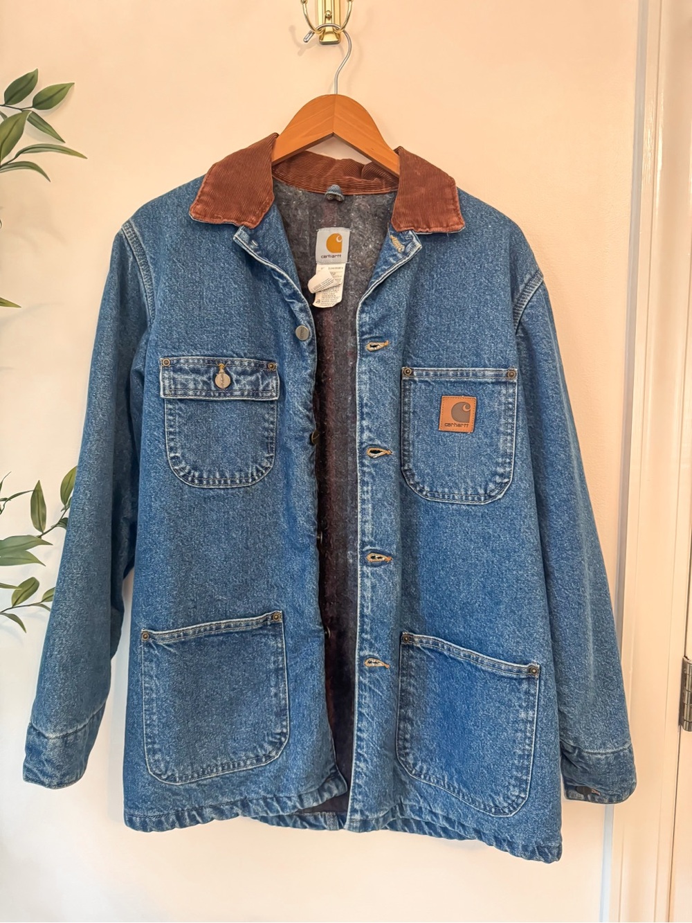 Vintage Carhartt Denim Chore Jacket - Picture 2 of 6